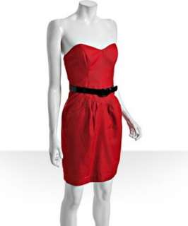 Frock by Tracy Reese grenadine ribbed cotton silk Beverly strapless 