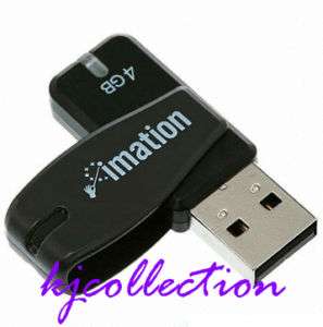 IMATION 4GB 4G USB Nano Pro Flash Drive +Password BLACK  