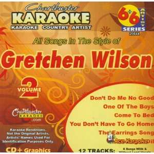  Chartbuster Karaoke 6X6 CDG CB20644   Gretchen Wilson Vol 