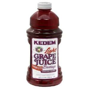 Kedem, Juice Concord Lite Grape, 64 Ounce (8 Pack)  