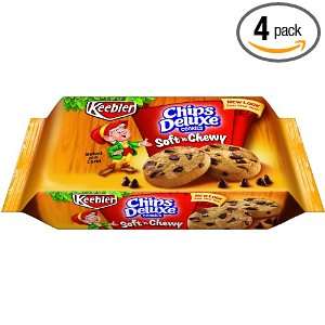 Keebler Soft?N Chewy Chips Deluxe Cookies, 14.8 Ounce (Pack of 4)