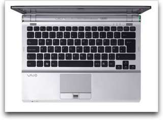 The VAIO SR notebook features an innovative keyboard design with keys 