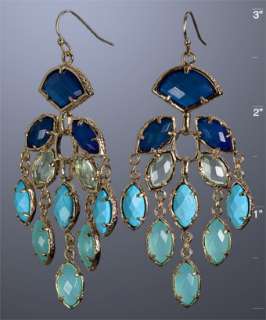 Kendra Scott blueberry quartz Gwen chandelier earrings   up 