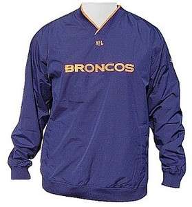 Denver Broncos NFL Club Pass Pullover Jacket Windbreaker NWT by 