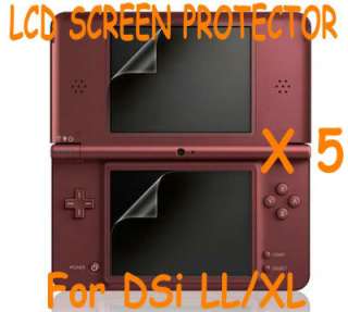 New LCD SCREEN PROTECTOR for Nintendo DSi LL XL  