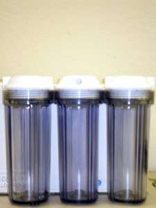 WATER FILTER CLEAR HOUSING FOR REVERSE OSMOSIS DI 10  
