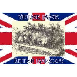   7cm x 4.5cm Gift Tags British Landscape Southstone Rock Worcestershire