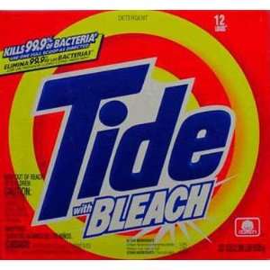  Tide Dry Laundry Detergent with Bleach, 33 Ounce Box, 15 