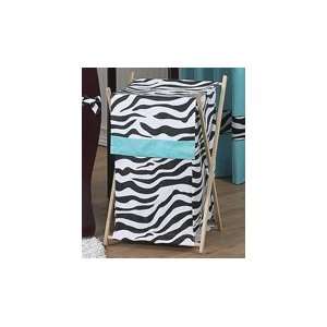  Baby and Kids Turquoise Funky Zebra Clothes Laundry Hamper Baby