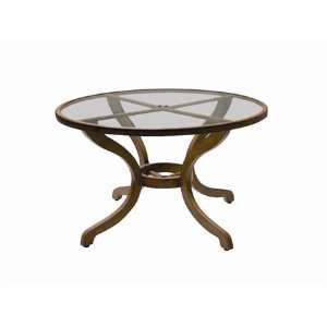   Dining Table with Umbrella Hole Cantera Finish Patio, Lawn & Garden