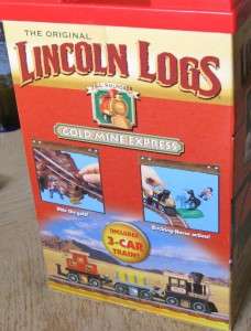 Lincoln Logs TRU Exclusive Gold Mine Express LL Railroad Train Set 