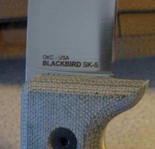 BRAND NEW Ontario 7500 SK 5 Blackbird Hedgehog Knife & Sheath MADE IN 