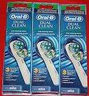 Oral B Dual Clean Action Brush Heads Braun Electric Toothbrush 