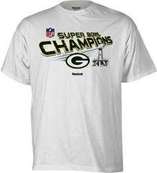 Green Bay Packers 2010 Super Bowl Champs Yth T Shirt  