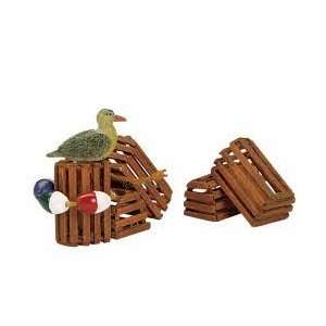   Collection Wooden Lobster Pots Set of 3 #14636