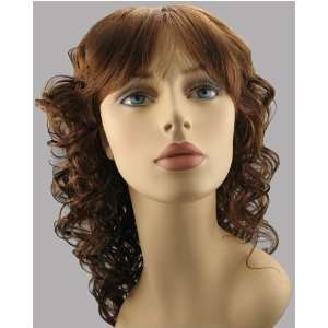  Isabella wigs, Long Curly Synthetic Women wigs, Cinnamon 