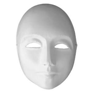  Mardi Gras Mask 042 Blank Face Male Deluxe Toys & Games