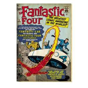  Marvel Comics Retro Fantastic Four Family Comic Book 