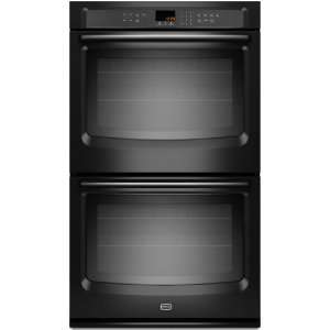  Maytag 30 Black Electric Double Wall Oven Kitchen 