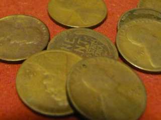 1912 D Circulated Partial Roll (45 pcs) of Lincoln Wheat Cents  