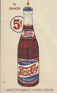 1940s Pepsi Cola Co. Flat River Missouri Illust Letter  