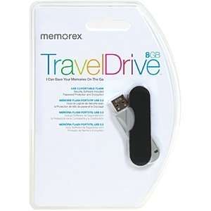  Memorex 8GB TravelDrive 2007 USB2.0 Flash Drive