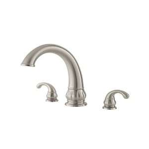 PRICE PFISTER 806 DK11 TREVISO 3 HOLE ROMAN TUB FAUCET BRUSHED NICKEL 