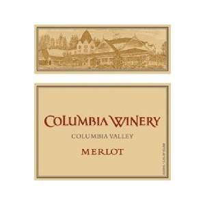  Columbia Winery Merlot 2007 750ML Grocery & Gourmet Food
