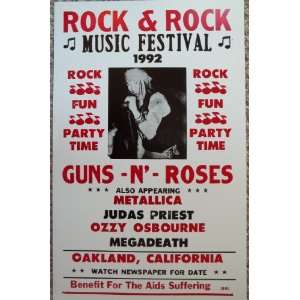  Rock and Rock Music Festival 1992 featuring Guns and Roses 