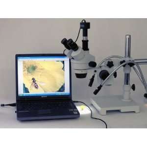   5x 90x Boom Microscope, Light, CCD Camera Industrial & Scientific