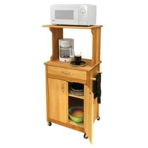  Catskill Craftsmen Microwave Space Saver Cart with Drawer 