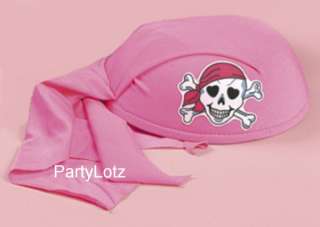   is for (1) p olyester covered Pink felt Pirate Girl scarf hat