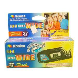   Konica Super Wide Single Use Camera with Flash