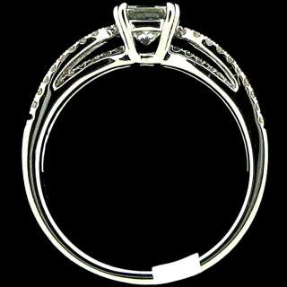 49ctw Solitaire w/ Accents Ladies Engagement Ring 14k  