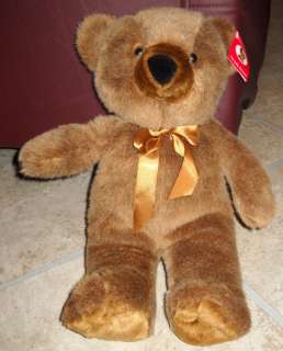 Ms Teddy Bear Brown Plush Stuffed Animal  