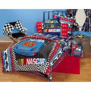  Nascar Fast Track Comforter Sheet Set 4 Piece