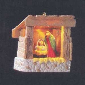   Hallmark Miniature Ornament   The Nativity   Lighted