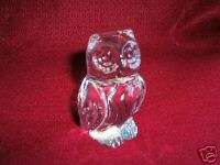 Princess House Lead Crystal Treasures OWL RET NO BOX  