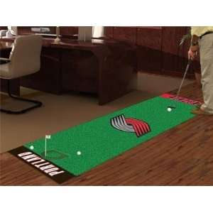   Trail Blazers Golf Putting Green Runner Area Rug