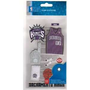  NBA Team Stickers Jolees Boutique   Sacramento Kings 