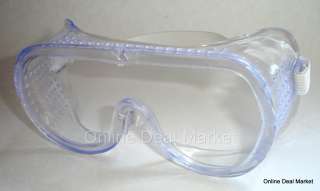 Safety Goggles Glasses Protective Lab VENTED Anti Fog  