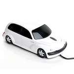 Button Road Mice Chrysler PT Cruiser USB Optical Scroll Mouse (White 
