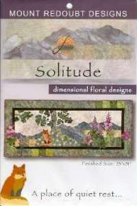 Mount Redoubt Solitude Landscape Fox Quilt Pattern NEW  