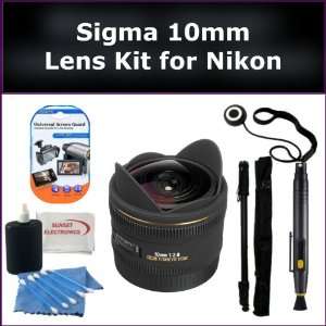 Fisheye Lens for Nikon D3000, D3100, D5000, D5100 Digital SLR Cameras 