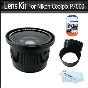  58mm Fisheye Lens Bundle Kit For Nikon Coolpix P7000 P7100 