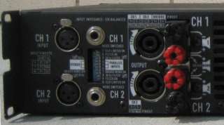 QSC AUDIO PRO 1600 WATT PLX1602 POWER AMPLIFIER SERIAL NUMBER 