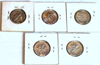   US Coins $5.85 Face Value FV / 4 Halves + 11 Quarters +11 Dimes  