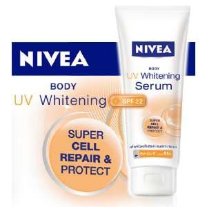  Nivea Body Uv Whitening Serum Lotion Spf 22 Super Cell 