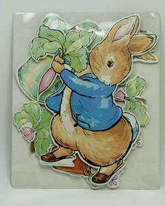 NEW PETER RABBIT Beatrix Potter Musical Nursery Wall Art Plaque 