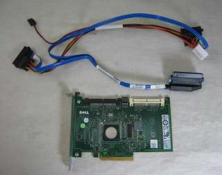  PowerEdge R200 SAS 6/iR 6IR PCI E RAID CONTROLLER + CABLE KH305  